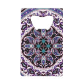 紫曼荼羅 クレジットカード栓抜き (正面)