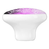 紫曼荼羅 セラミックノブ (側面)