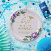 紫最高ののフローラの来グラードパーティー ペーパープレート (パーティー)