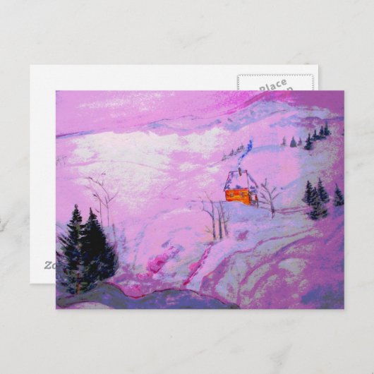 紫月雪 ポストカード (正面/裏面)