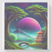 紫月 ストーンコースター (正面)