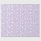 紫木冬の名前クリスマスラッピング紙 ラッピングペーパー (フラット)