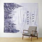 紫松林結婚の背景 タペストリー (インサイチュ(横))