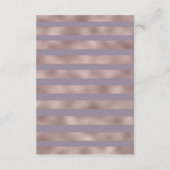 紫桃フローラの結婚詳細囲いカード エンクロージャーカード (裏面)