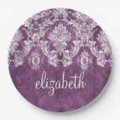 紫梅グランジダマスク ペーパープレート (正面)