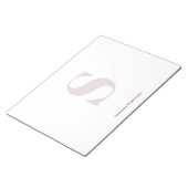 紫梅ダークベリーモノグラムスタイリッシュタイプライター ノートパッド (アングル)