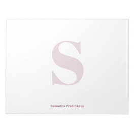 紫梅ダークベリーモノグラムスタイリッシュタイプライター ノートパッド