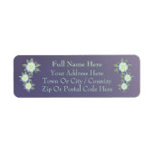 紫梅ティール（緑がかった色） ラベル (正面)