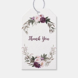 紫梅ピンク牡丹ありがとう | ギフトタグ