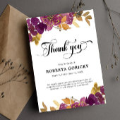 紫梅フローラ葬祭記念碑 サンキューカード