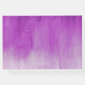 紫梅モダン美術特製ウェディングゲストブック ゲストブック (裏面)