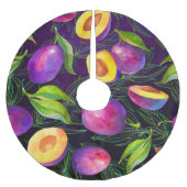 紫梅模様 ブラッシュドポリエステルツリースカート (正面)