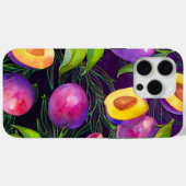 紫梅模様 Case-Mate iPhoneケース (裏面 (横))