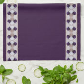 紫梅 キッチンタオル (折り畳み)