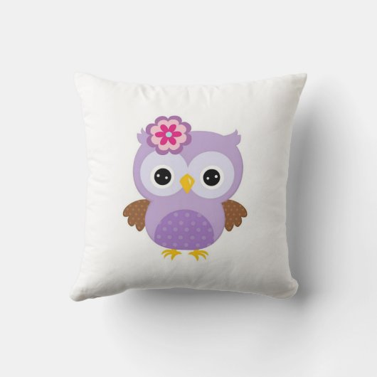 紫梟まくら クッション (裏面)