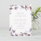 紫植物学結婚院 招待状 (スタンド正面)