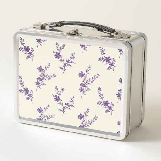 紫植物学 メタルランチボックス (正面)