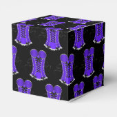 紫気のあるそぶりをしたコルセット立方体 フェイバーボックス (裏面サイド)