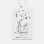 紫水彩森林動物 ギフトタグ (正面)