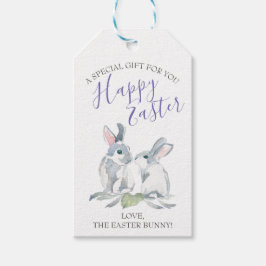 紫水彩森林動物 ギフトタグ