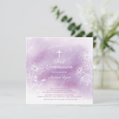 紫水彩第1聖餐会 招待状 (スタンド正面)