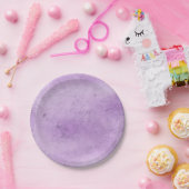 紫水彩結婚ブライダルシャワー ペーパープレート (パーティー)