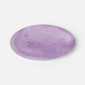 紫水彩結婚ブライダルシャワー ペーパープレート (アングル)