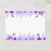 紫水彩花フローラ結婚詳細 エンクロージャーカード (裏面)