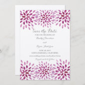 紫水彩菊の節句 セーブザデート (正面/裏面)