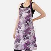 紫水彩蝶パタガーリーン可愛 エプロン (インサイチュ)