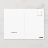 紫水晶クラスターエネルギーフロー引用文 ポストカード (裏面)