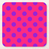 紫水玉模様オンセリーズ スクエアペーパーコースター (正面)