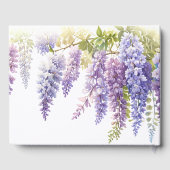 紫水色エレガント藤フローラ ゲストブック (裏面)