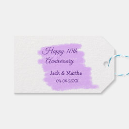 紫水色スプラッシュモダン10周年 ギフトタグ