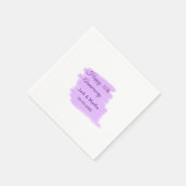 紫水色スプラッシュモダン10周年 スタンダードカクテルナプキン (角)