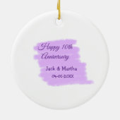 紫水色スプラッシュモダン10周年 セラミックオーナメント (裏面)