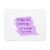 紫水色スプラッシュモダン10周年 マグネット (横)