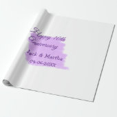 紫水色スプラッシュモダン10周年 ラッピングペーパー (アンロールド)