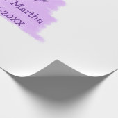 紫水色スプラッシュモダン10周年 ラッピングペーパー (角)