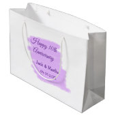 紫水色スプラッシュモダン10周年 ラージペーパーバッグ (裏面アングル)