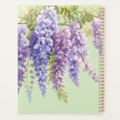 紫水色フローラ藤薄紫植物学 プランナー手帳 (裏面)