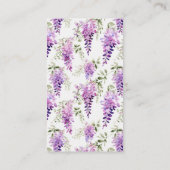 紫水色藤 エンクロージャーカード (裏面)