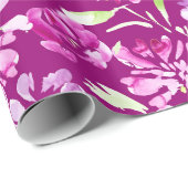 紫水花牡丹デザイン包装パ ラッピングペーパー (ロールコーナー)
