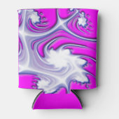 紫氷フラクタルフラワーズクーラーボックス 缶クーラー (正面)