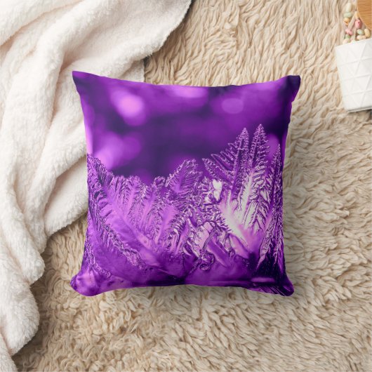 紫氷写真 クッション (ブランケット)