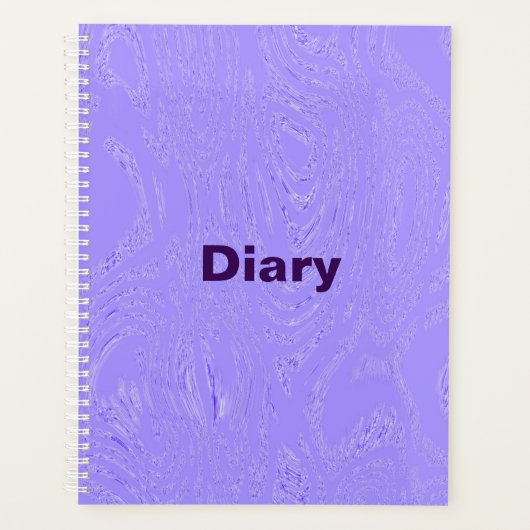 紫氷日記スパイラルノート プランナー手帳 (正面)
