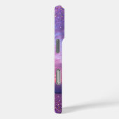 紫海サンセットフォトスクリプト名紙吹雪 Case-Mate iPhoneケース (裏面 / 右)