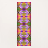 紫淡い色のの花クローズアップ抽象芸術 ヨガマット (正面)