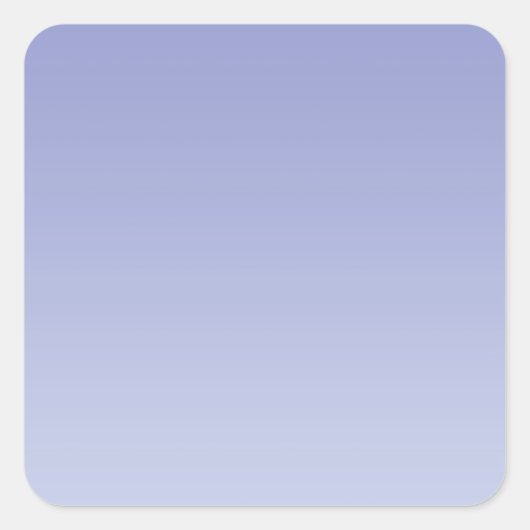 紫淡い色のグラデーション スクエアシール (正面)