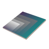 紫灰色ティール(緑がかった色) タイル (側面)